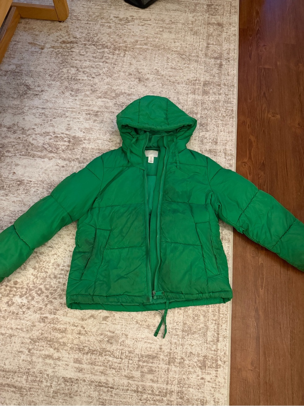 H&M Green Puffer Jacket